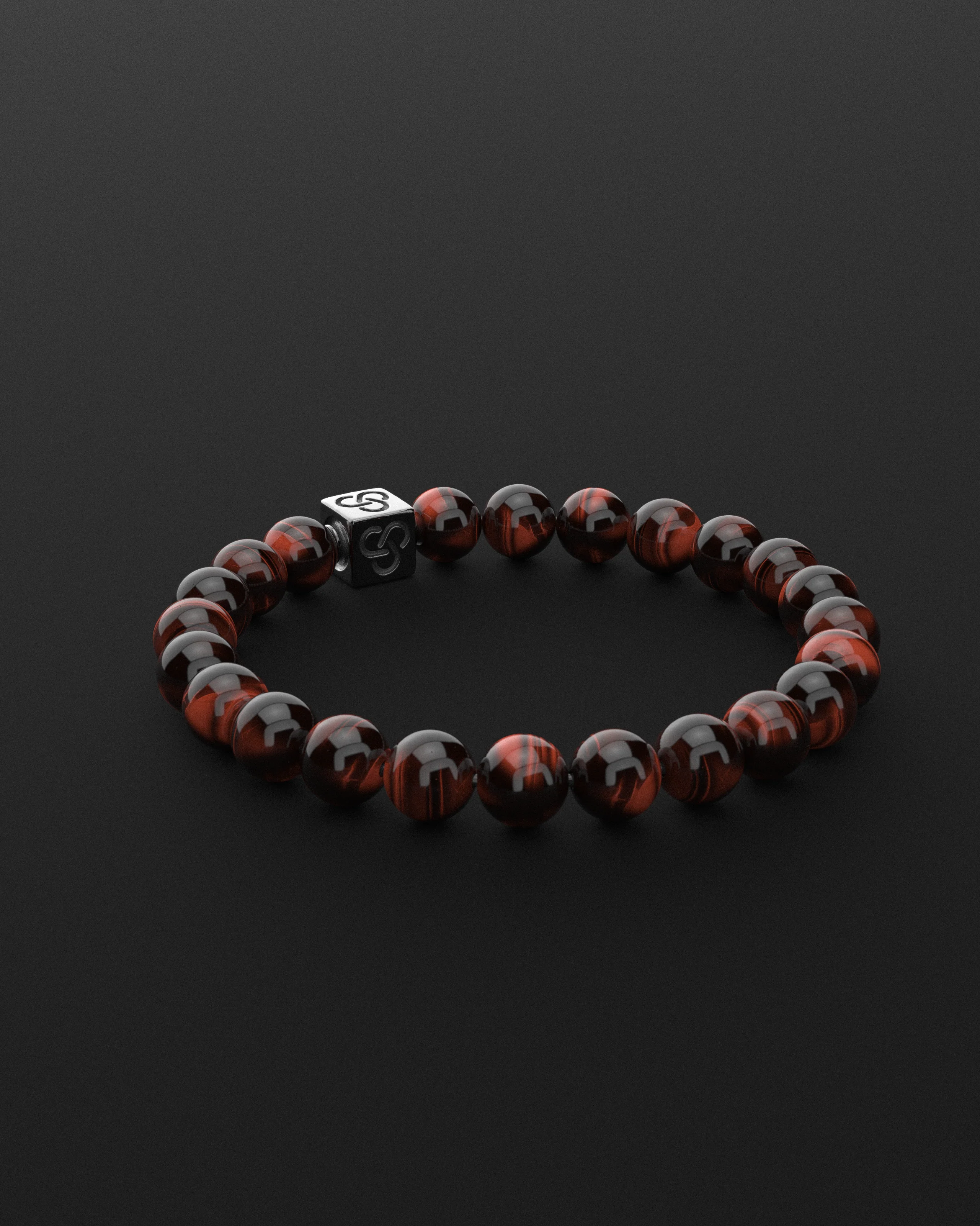 Red Tiger Eye Bracelet 8mm | Essential - Image 21
