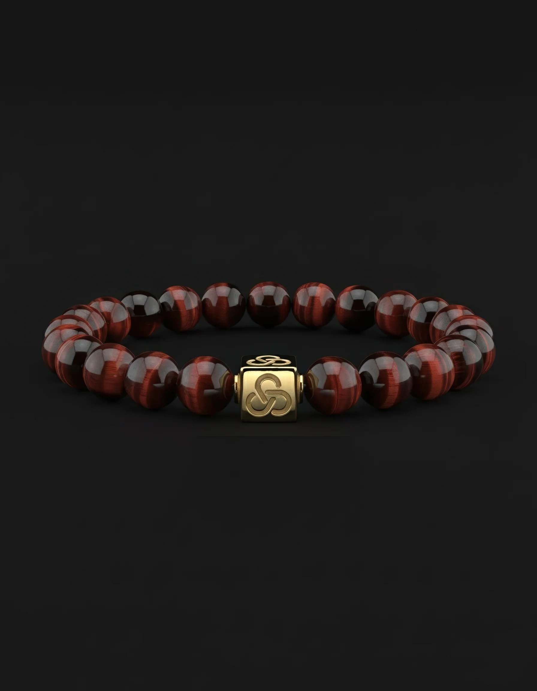 Red Tiger Eye Bracelet 8mm | Essential - Image 3