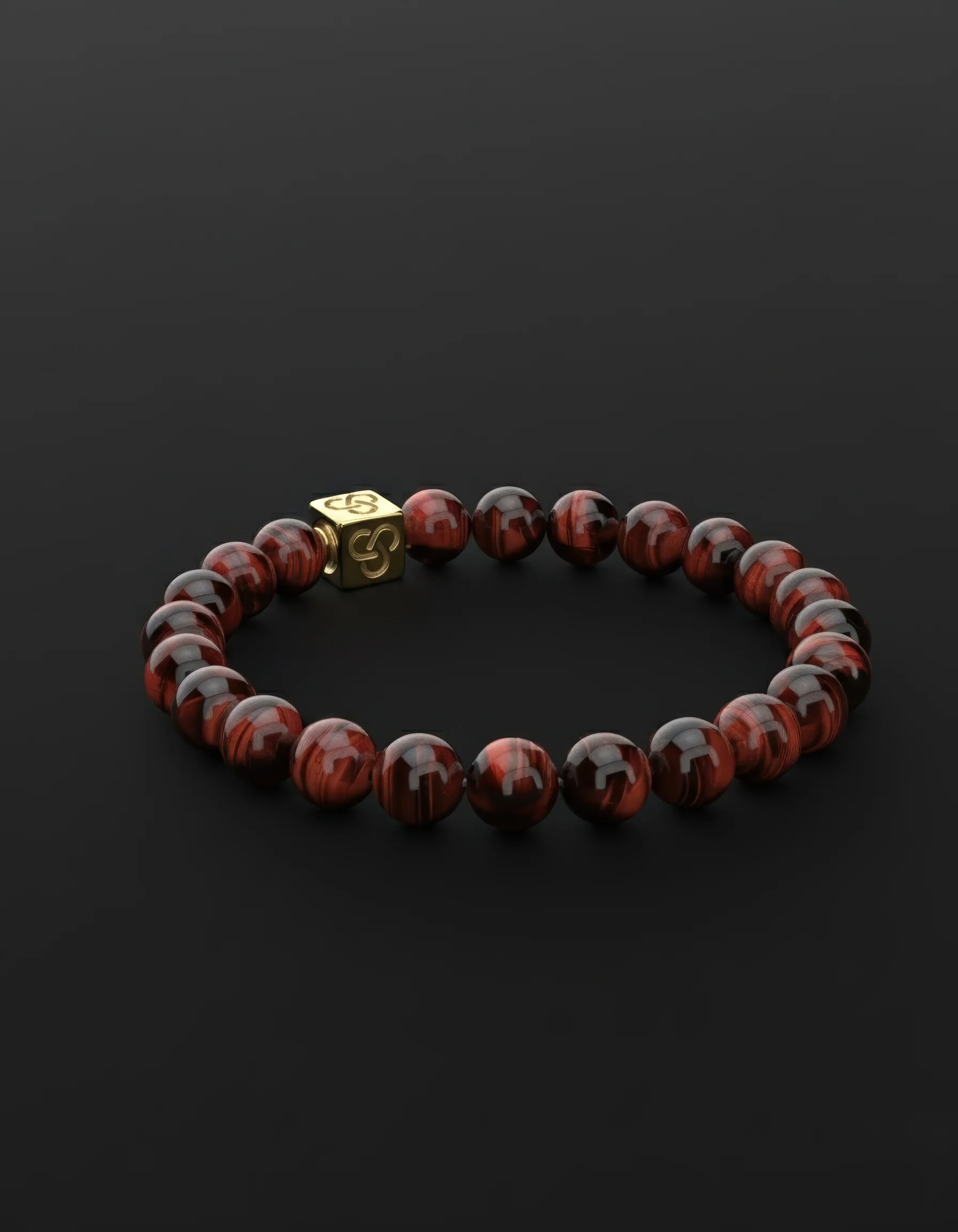 Red Tiger Eye Bracelet 8mm | Essential - Image 4