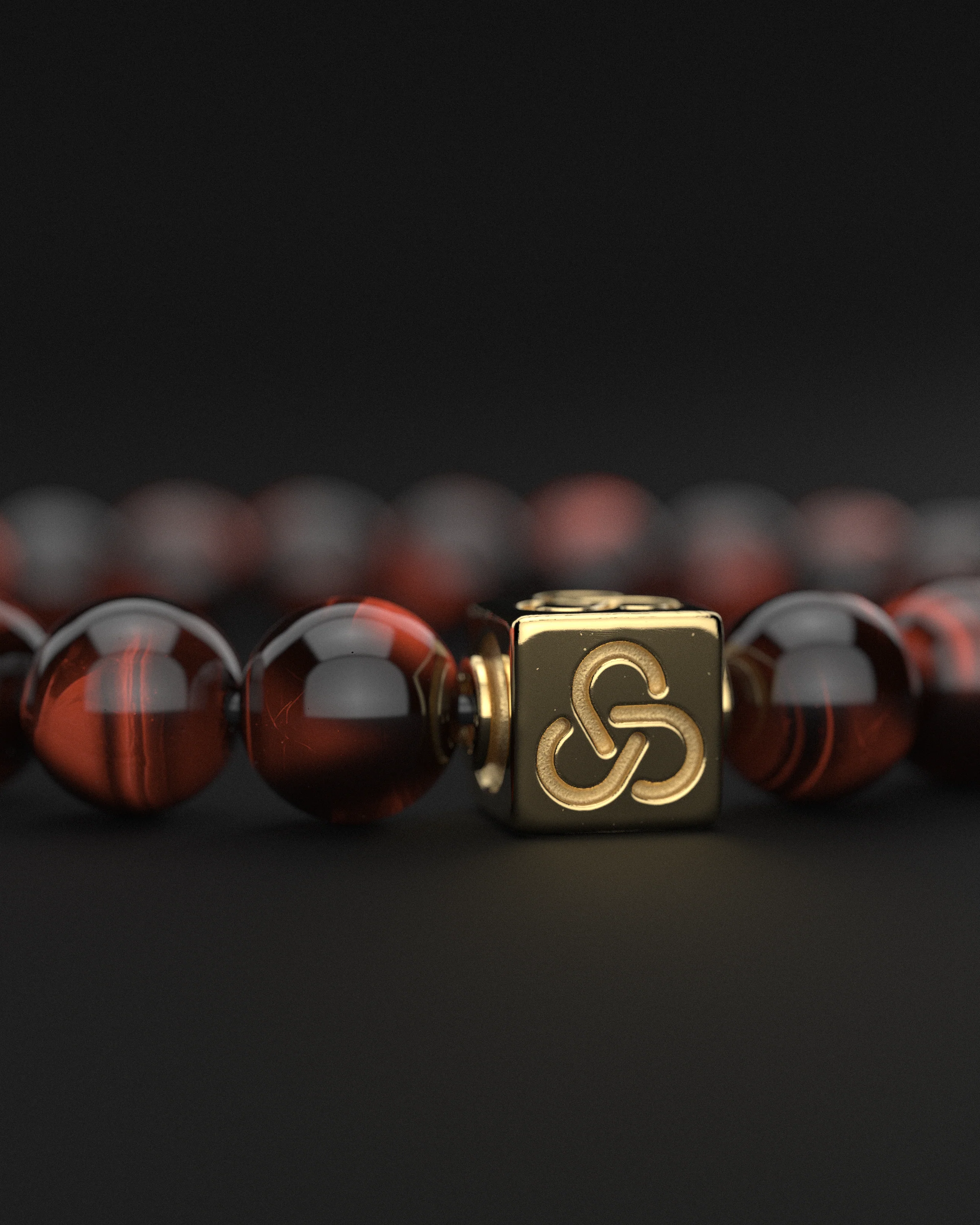 Red Tiger Eye Bracelet 8mm | Essential - Image 5