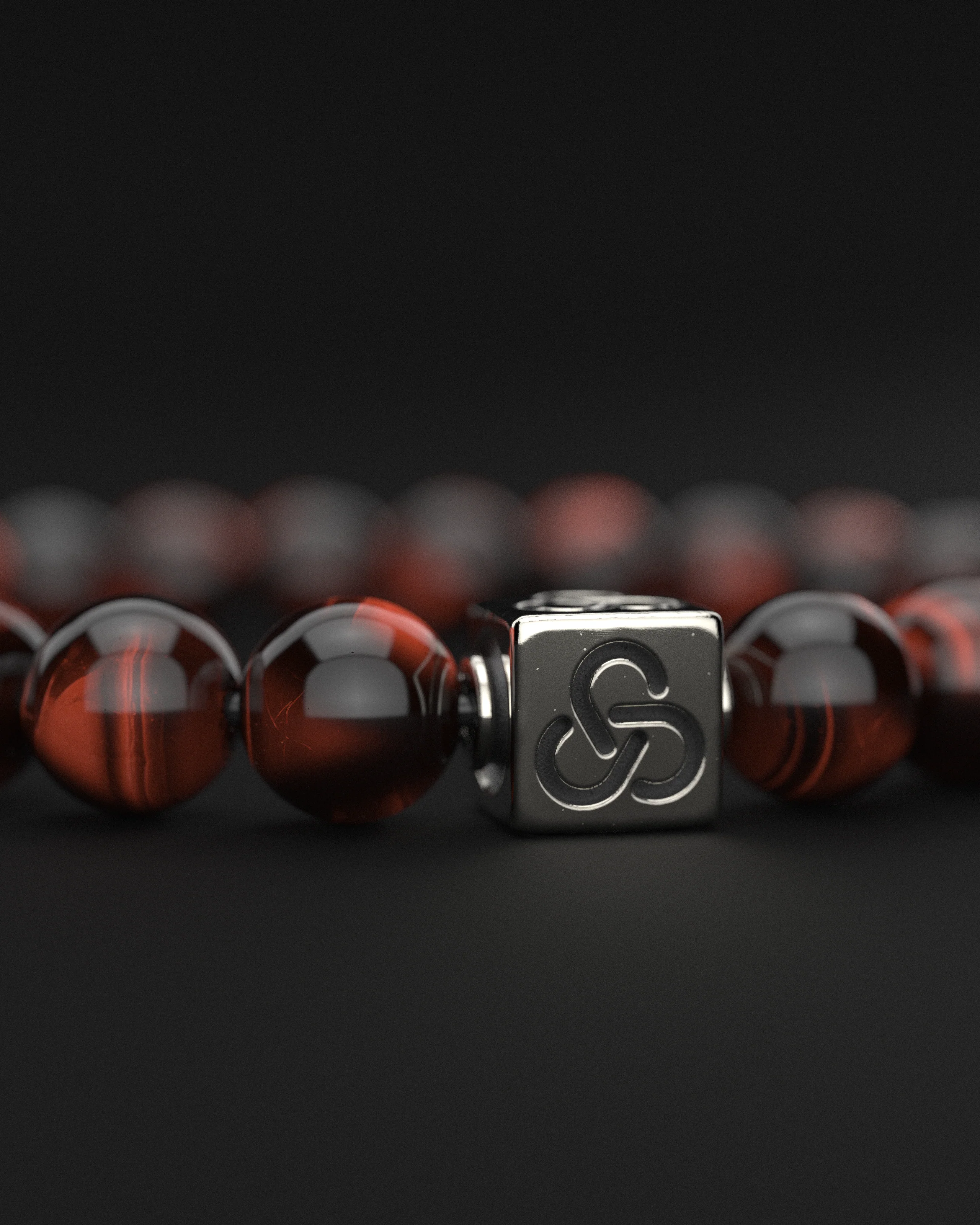 Red Tiger Eye Bracelet 8mm | Essential - Image 9