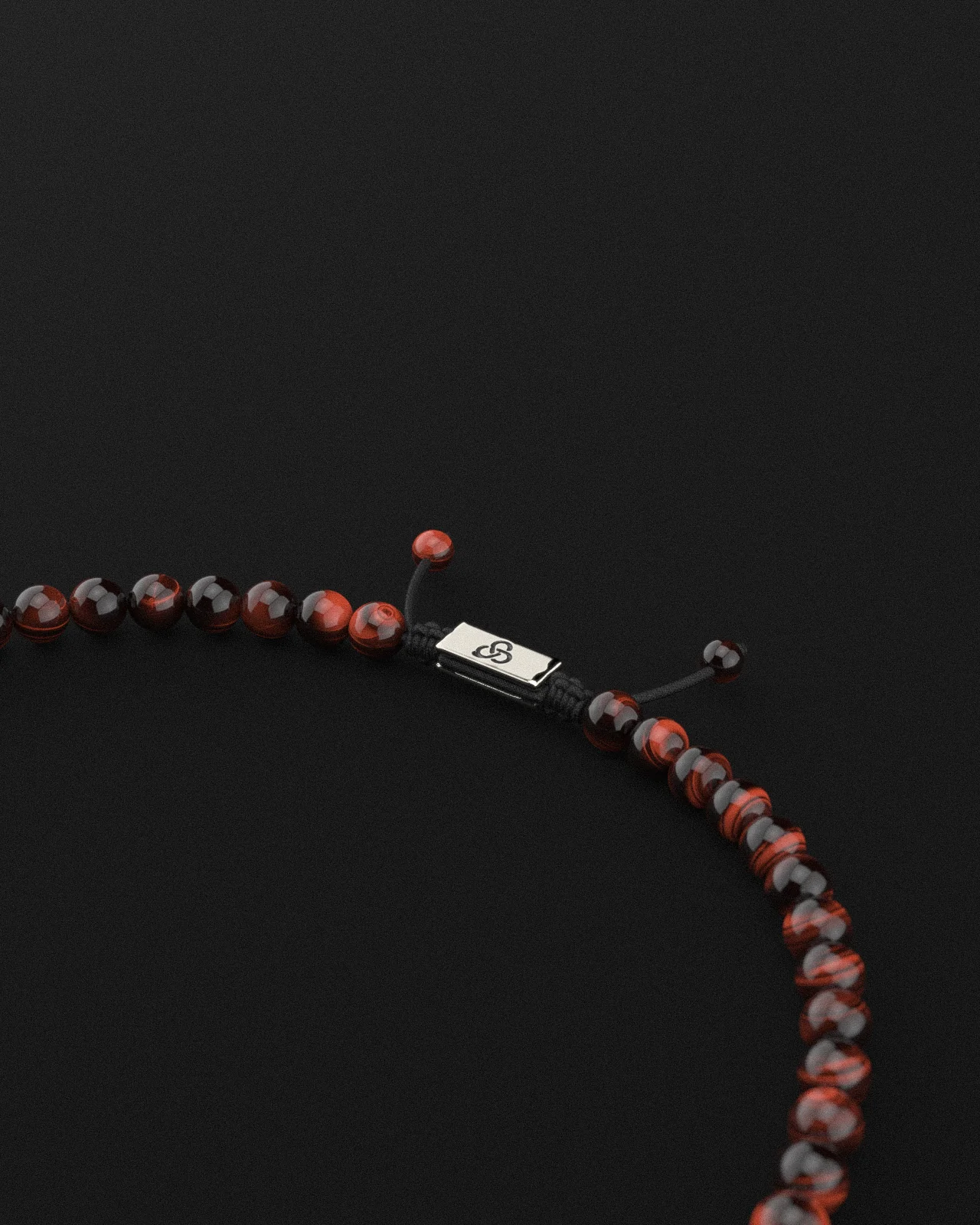 Red Tiger Eye Necklace 8mm | Royale - Image 10