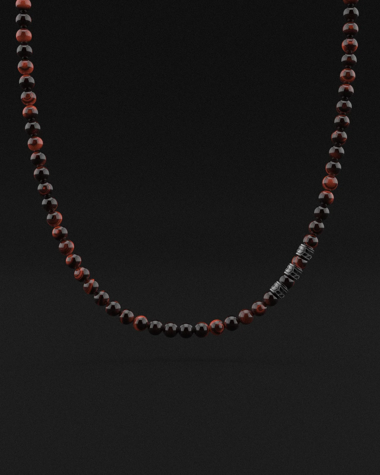 Red Tiger Eye Necklace 8mm | Royale - Image 12