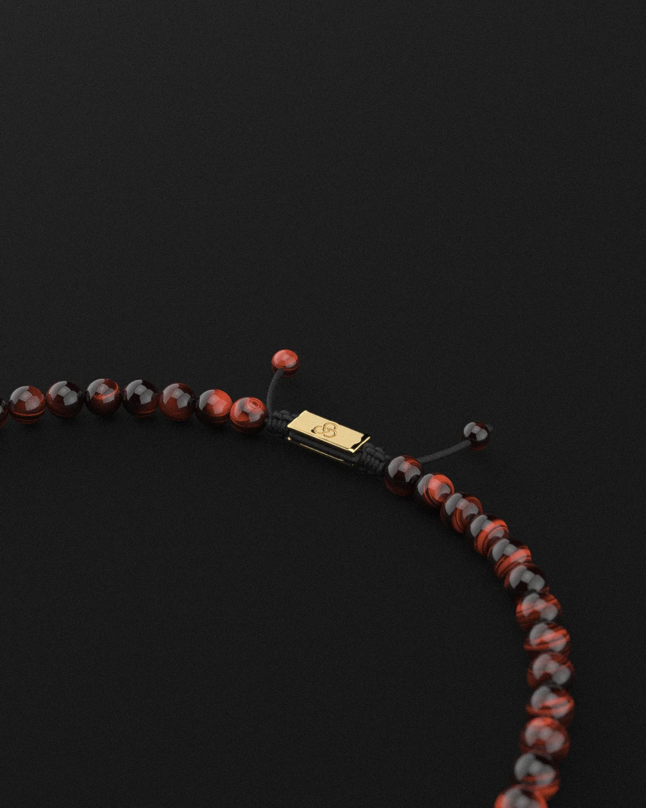 Red Tiger Eye Necklace 8mm | Royale - Image 3