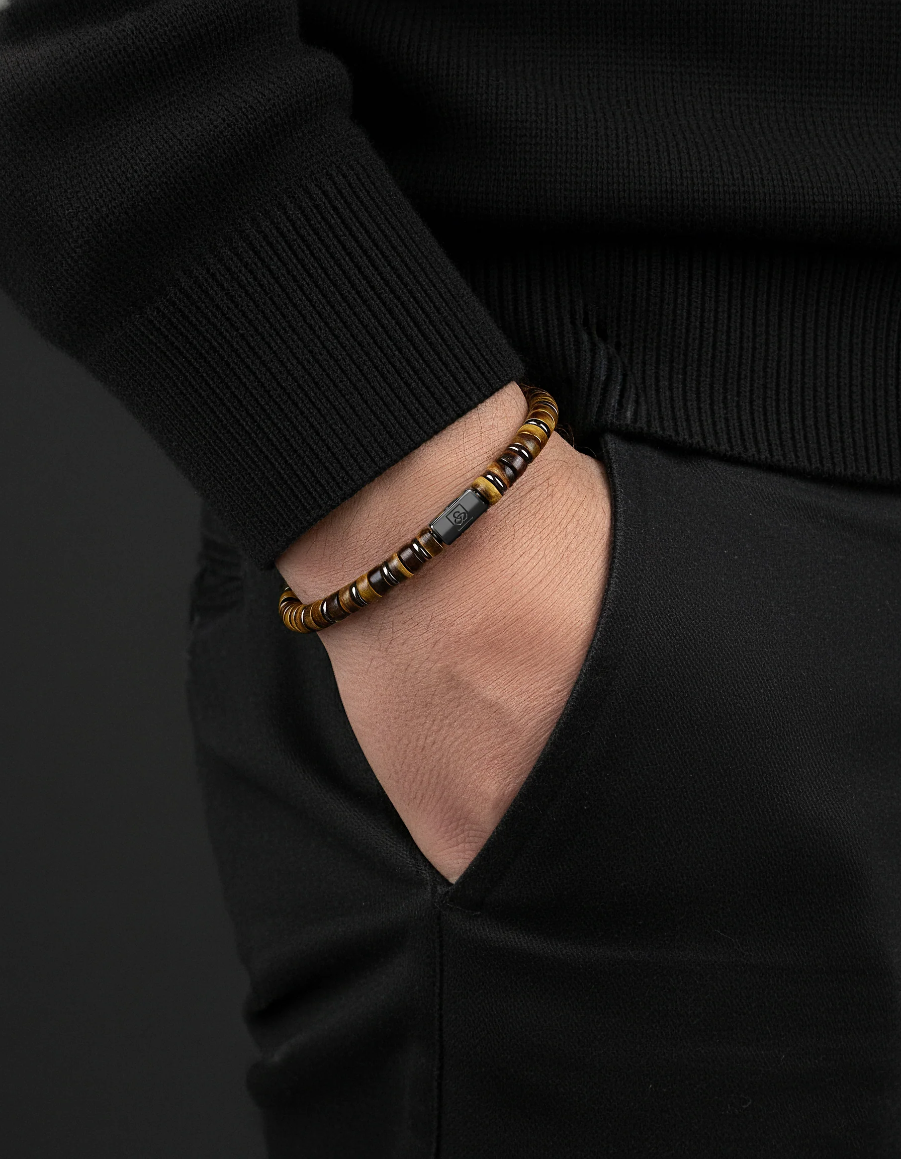 Tiger Eye Bracelet 6mm | Spacer #2 - Image 16