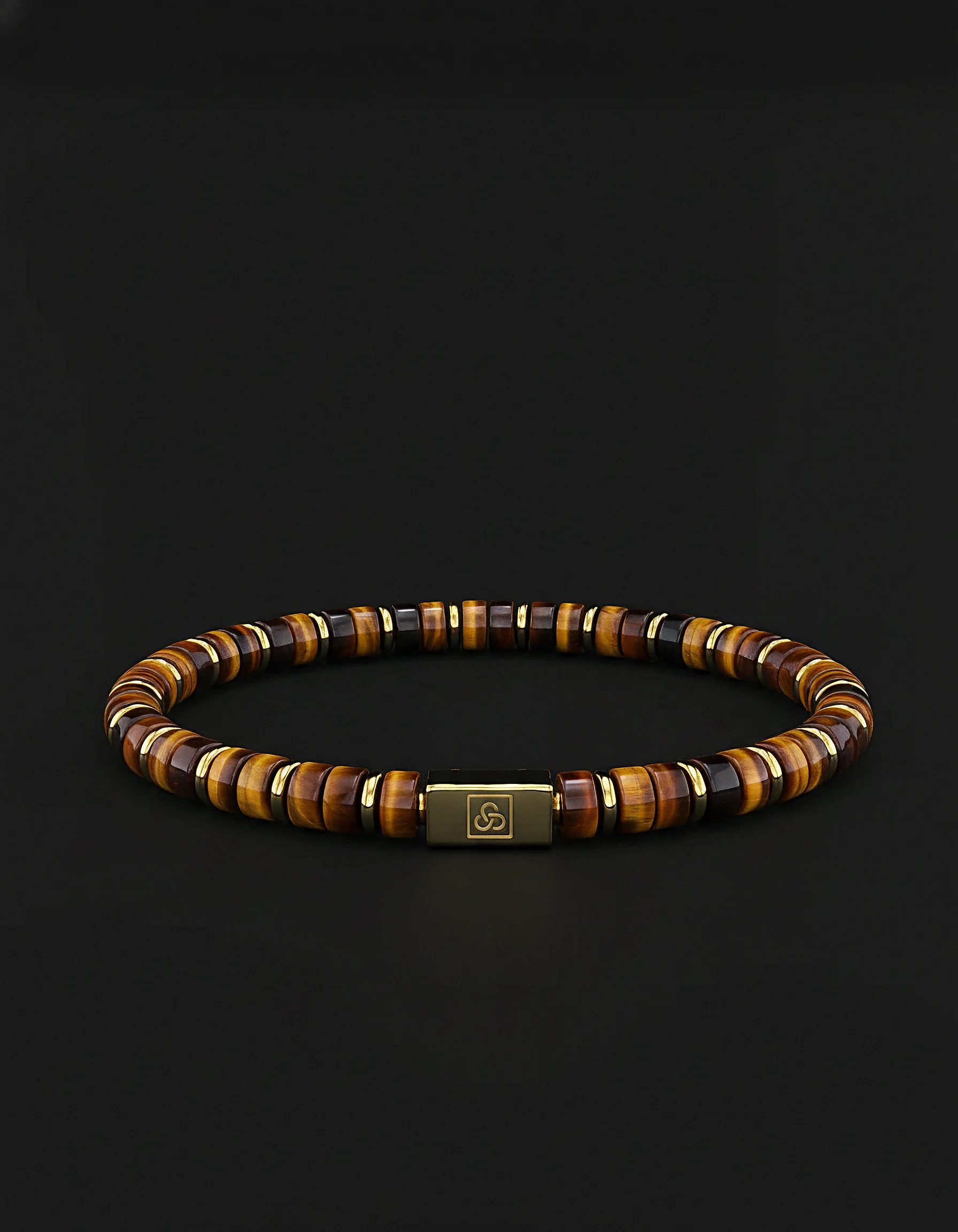 Tiger Eye Bracelet 6mm | Spacer #2 - Image 4