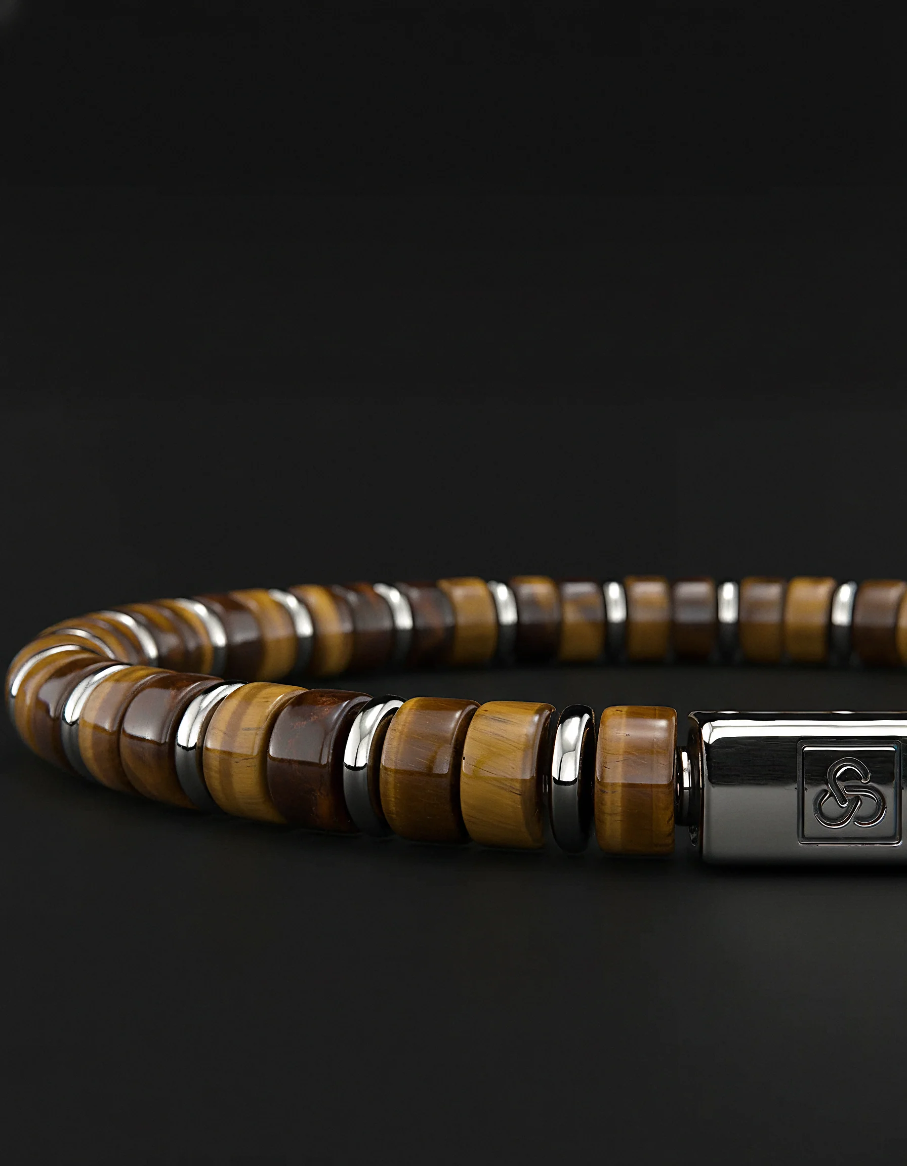 Tiger Eye Bracelet 6mm | Spacer #2 - Image 8