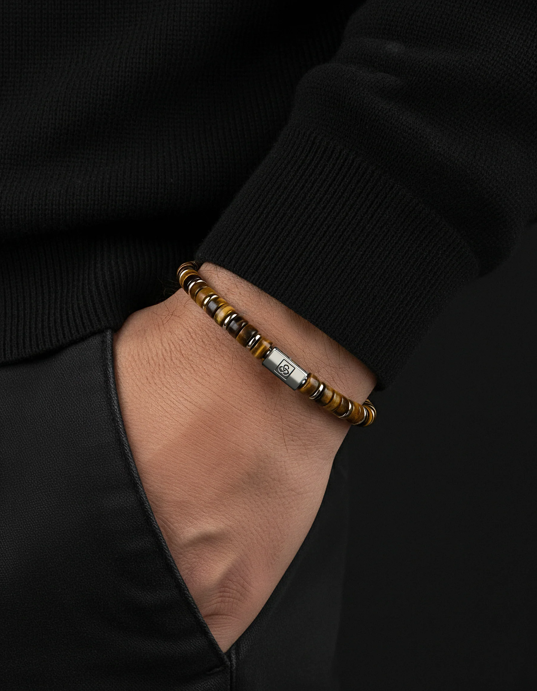 Tiger Eye Bracelet 6mm | Spacer #2 - Image 9