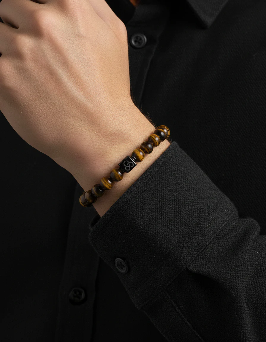 Tiger Eye Bracelet 8mm | Essential - Image 18