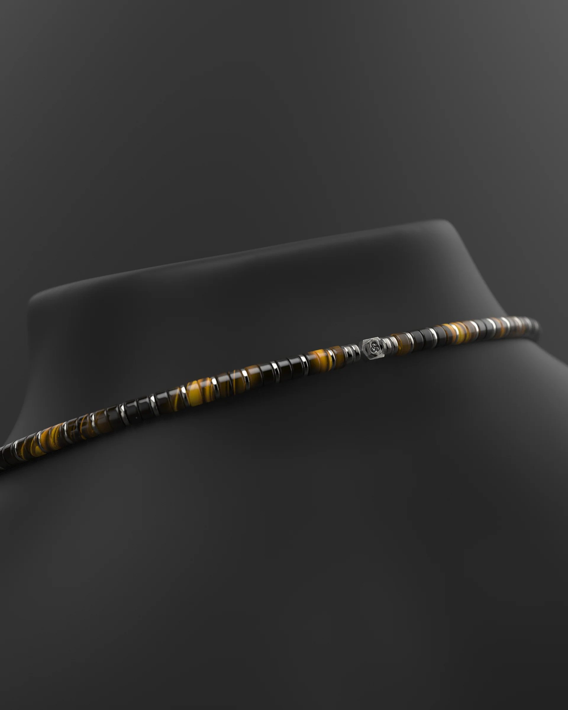 Tiger Eye Necklace 6mm | Spacer #2 - Image 12