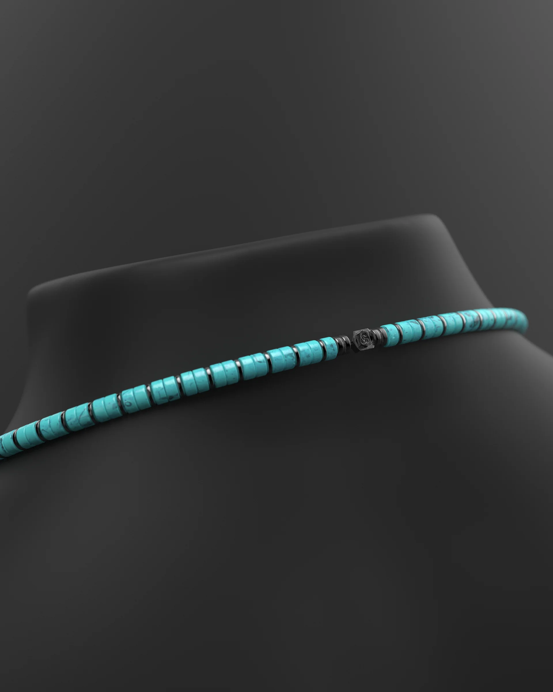 Turquoise Necklace #2 6mm | Spacer - Image 14