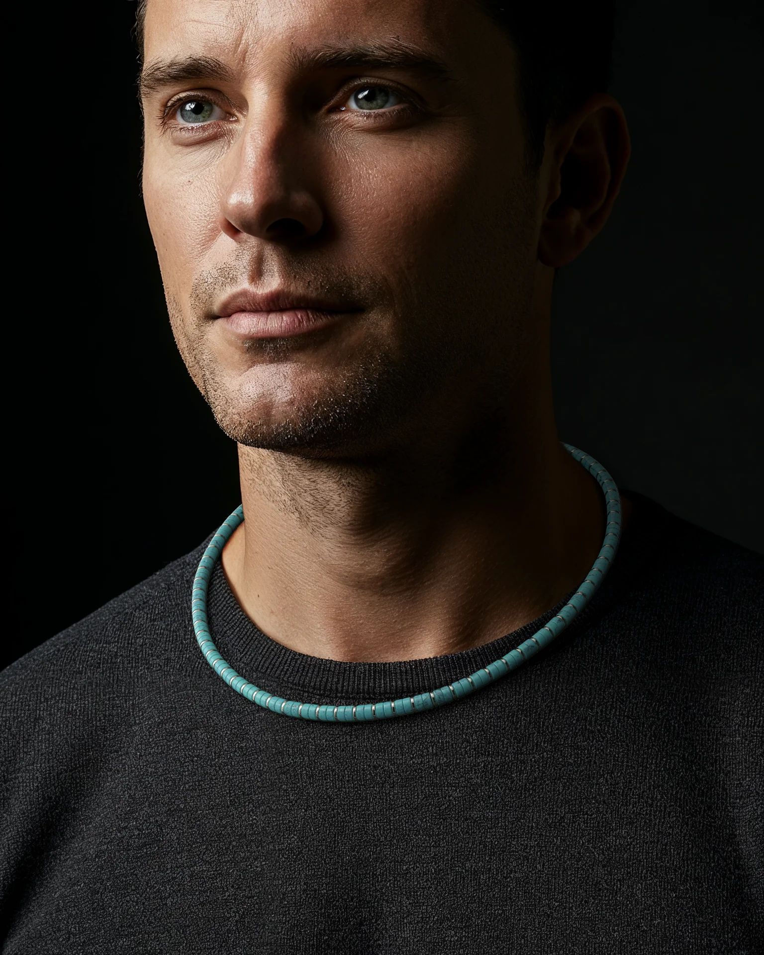 Turquoise Necklace #2 6mm | Spacer - Image 7