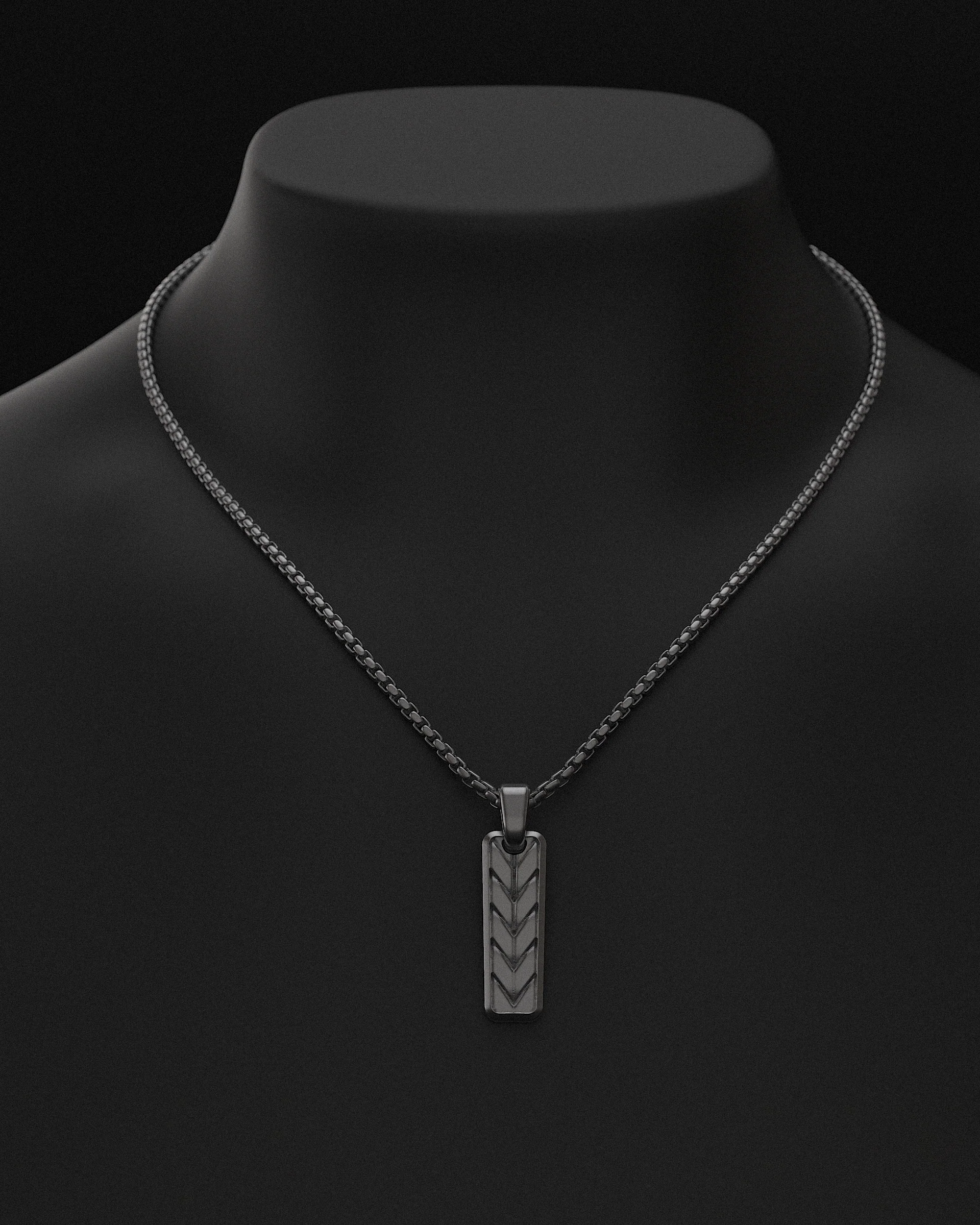 Woven Pendant + Round Box Chain - Image 17