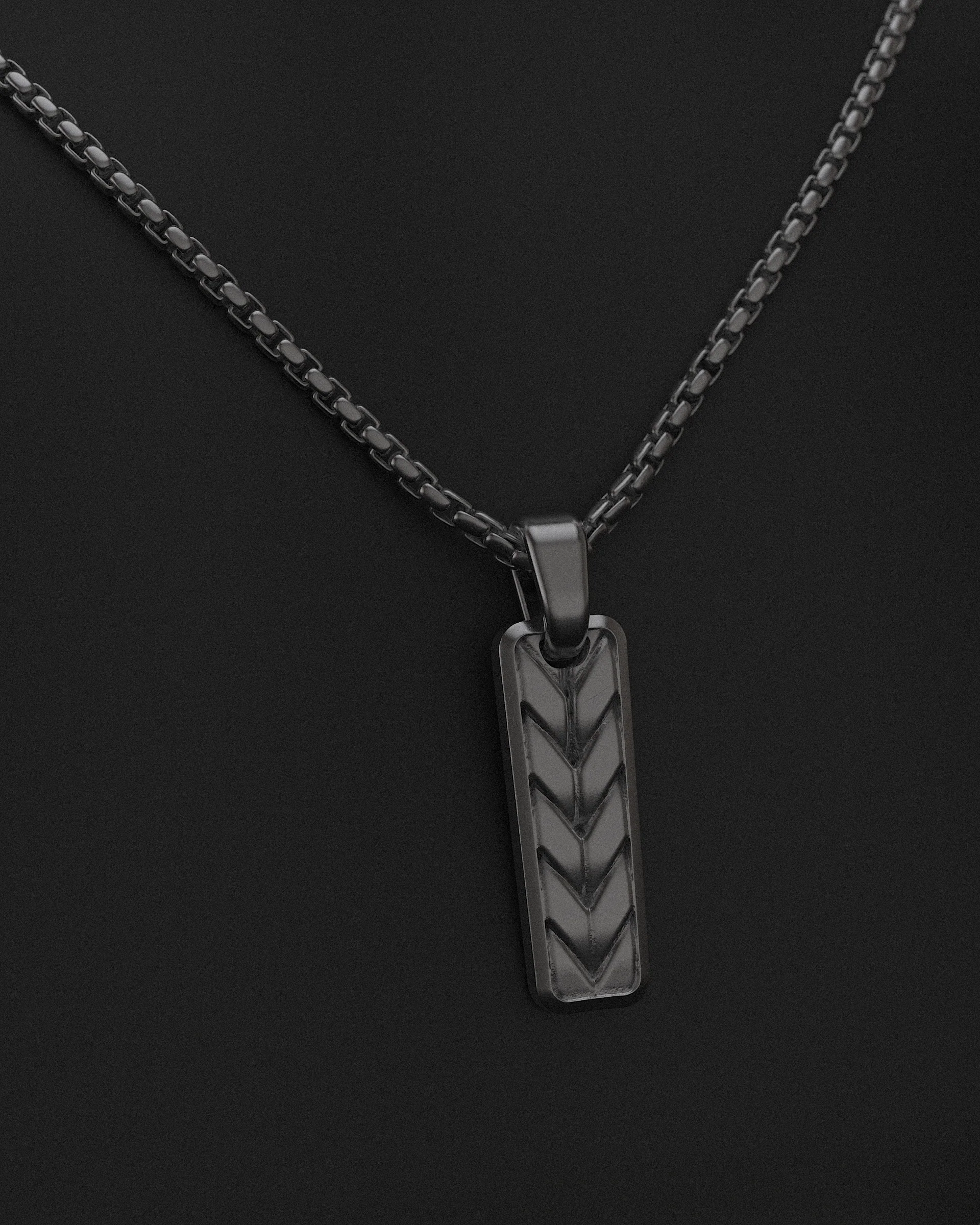 Woven Pendant + Round Box Chain - Image 18