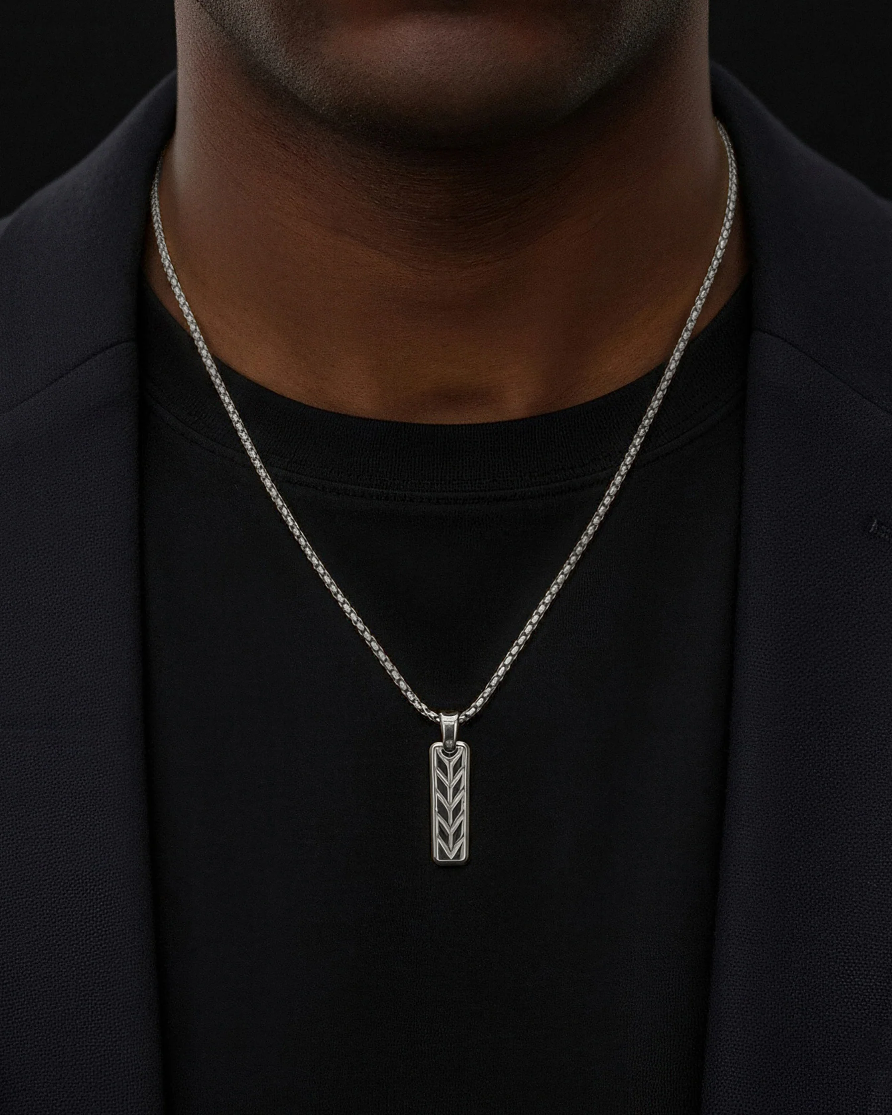 Woven Pendant + Round Box Chain - Image 9